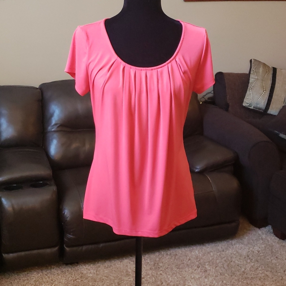 New York and Company Salmon colored blouse